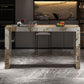 Modern Style Rectangle Stone Bar Stool Table Table for Living Room Clearhalo 'Bar Furniture' 'Bar Tables' 'bar_tables' 'furn' 'furn_bar_tables' 'Furniture' 'Kitchen & Dining Furniture' 1200x1200_1cc7e735-73d6-458c-8777-7d2bba9ae7f5