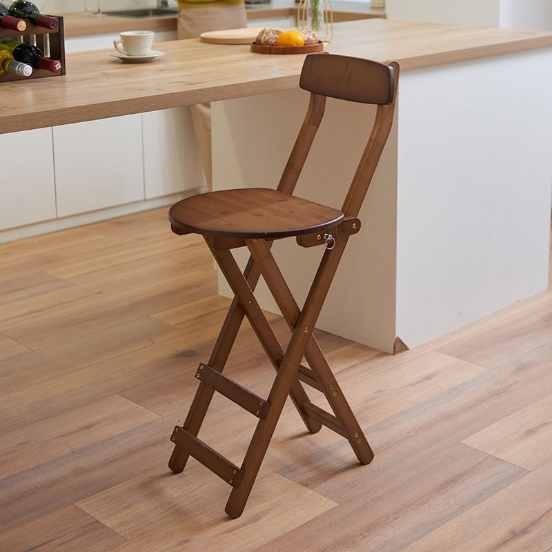 Tabourets contemporains en bois de taille de comptoir pliant le tabouret de bar de taille