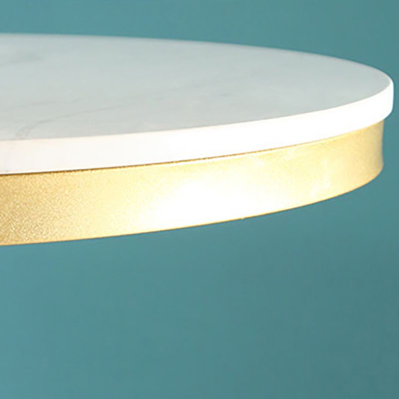Glam Gold Metal Bar Table 21.6"W Top Marble Bistro Table for Breakroom Clearhalo 'Bar Furniture' 'Bar Tables' 'bar_tables' 'furn' 'furn_bar_tables' 'Furniture' 'furniture_bar_tables' 'Kitchen & Dining Furniture' 'kitchen&dining_furn' 'kitchen' 1200x1200_1ccb9e71-7ec0-42e8-aef0-1c7de8721f33