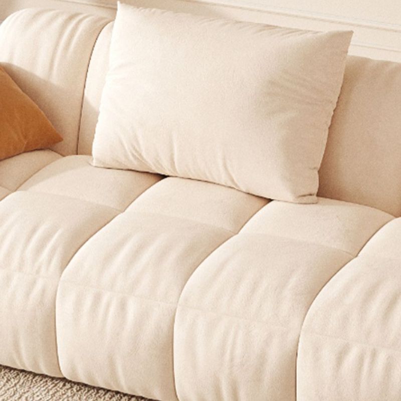 Canapé de bras encastré scandinave 28,7 "h bloque canapé avec oreillers