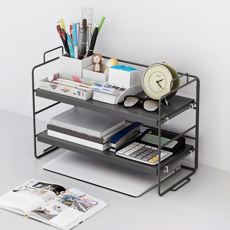 Contemporary Style Bookshelf Engineer Wood Bookcase for Office