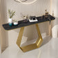 Tavolo di divano console con console antichi console console glam rettangolare