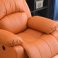 Contemporaneo home theater recliner in metallo rock manuale di botton di colore solido