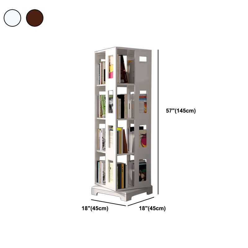 Geometric Shape Bookshelf Scandinavian Wooden Open Back Bookcase Clearhalo 'Bookcases' 'furn' 'furn_bookcases' 'Furniture' 'Office Furniture' 1200x1200_1cd63dd7-c64a-49c0-bf33-e765684faa3a