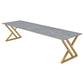 Rectangle Dinette Table Industrial Stone Dinner Room Kitchen Table for Indoor Clearhalo ' dining_table' 'Dining Tables & Seating' 'Dining Tables' 'furn' 'furn_dining_table' 'Furniture' 'furniture_dining_table' 'Kitchen & Dining Furniture' 'kitchen&dining_furn' 'kitchen' 'kitchen_dining_table' 1200x1200_1cd641f5-d356-4225-afb4-b3d9415c9a9f