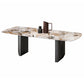 Contemporary Sintered Stone Table Rectangle Table Set 1/3/4/5 Pieces Dining Set Clearhalo 'Dining Room Sets' 'Dining Tables & Seating' 'dining_room_set' 'furn' 'furn_dining_room_set' 'Furniture' 'Kitchen & Dining Furniture' 1200x1200_1cd7e529-e412-4b5e-be07-db6ada4ad495
