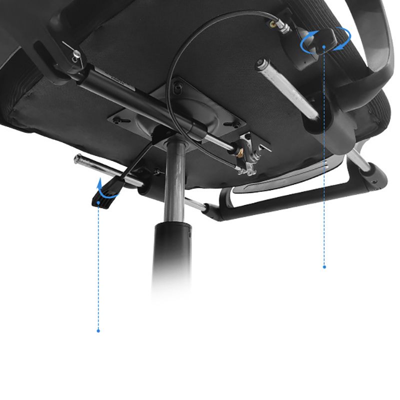 Fixed Arms Office Chair Adjustable Seat Height Modern Slide Desk Chair Clearhalo 'furn' 'furn_office_chair' 'Furniture' 'Office Chairs' 'Office Furniture' 'office_chair' 1200x1200_1cd8093d-4ad6-4c75-ac5b-be004bf39c2b