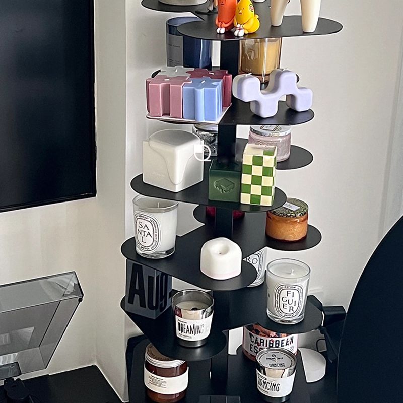 Geometric Bookshelf Modern Style Metal Bookcase for Home Office Clearhalo 'Bookcases' 'furn' 'furn_bookcases' 'Furniture' 'furniture_bookcases' 'Office Furniture' 1200x1200_1cd8497e-78c8-448b-93a2-12d96c4b293e