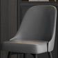 Nordic Style Solid Back Armless Dining Chairs Faux Leather Dining Chairs Clearhalo ' kitchen&dining_furn' 'Dining Chairs' 'Dining Tables & Seating' 'dining_chair' 'furn' 'furn_dining_chair' 'Furniture' 'furniture_dining_chair' 'Kitchen & Dining Furniture' 'kitchen' 1200x1200_1cdcc822-fb61-49f0-9d6c-2969692ce8dc