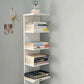 13.78"W Bookshelf Invisible Contemporary Style Bookcase for Office Home