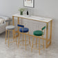 Glam Upholstered Counter Stool Bar-height Low Back Bar Stool with Metal Base Clearhalo 'Bar Furniture' 'Bar Stools' 'bar_stools' 'furn' 'furn_bar_stools' 'Furniture' 'Kitchen & Dining Furniture' 1200x1200_1cde5b56-61af-4297-a513-5edd72c5b14c