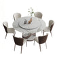 Modern Home Sintered Stone Table Round Pedestal Dining Table Clearhalo 'Dining Tables & Seating' 'Dining Tables' 'dining_table' 'furn' 'furn_dining_table' 'Furniture' 'furniture_dining_table' 'Kitchen & Dining Furniture' 1200x1200_1cded12c-d945-4aff-a8d1-d0328100c9a2