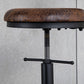 Industrial Adjustable Height Swivel Bar Stool Black Footrest Home Stool Clearhalo 'Bar Furniture' 'Bar Stools' 'bar_stools' 'furn' 'furn_bar_stools' 'Furniture' 'furniture_bar_stools' 'Kitchen & Dining Furniture' 1200x1200_1cdf76e1-986f-451e-adc4-c1705a4980ef