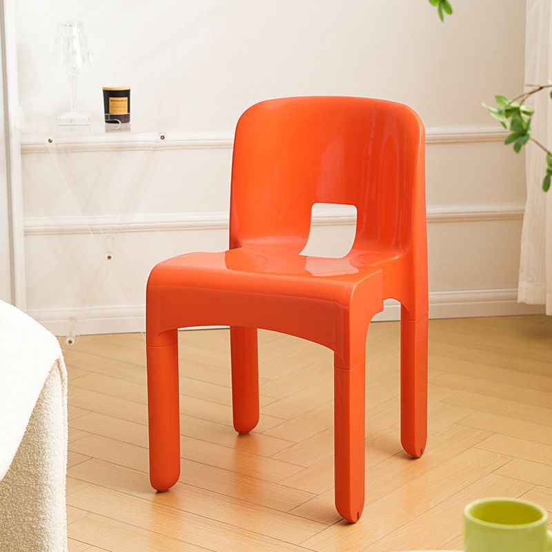 Modern Plastic Side Chair Open Back Armless Chair for Dining Room Clearhalo 'Dining Chairs' 'Dining Tables & Seating' 'dining_chair' 'furn' 'furn_dining_chair' 'Furniture' 'Kitchen & Dining Furniture' 1200x1200_1ce01a75-1aa8-44ce-a853-e2962633da63