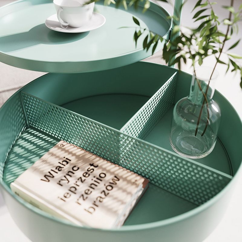 Contemporary Iron Simple Sofa Side Accent Table Macaron 3 Legs End Table with Storage Clearhalo 'Coffee & Accent Tables' 'End & Side Tables' 'end_side_tables' 'furn' 'furn_end_side_tables' 'Furniture' 'Living Room Furniture' 1200x1200_1ce2e2ea-ca06-4eb0-b4c4-3f0310ba2541