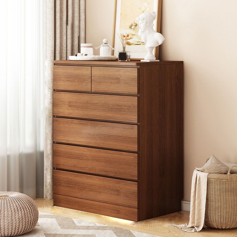 Contemporary Wood Storage Chest Dresser Bedroom Vertical Dresser Clearhalo 'Bedroom Furniture' 'Dressers & Chests' 'dressers_chests' 'furn' 'furn_dressers_chests' 'Furniture' 1200x1200_1ce44057-6196-4e05-938d-e0d6c9f3ae1c