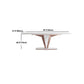 Modern Sintered Stone Dining Table Set 1/2/3/5/7 Pieces Dining Set with Pedestal Base Clearhalo 'Dining Room Sets' 'Dining Tables & Seating' 'dining_room_set' 'furn' 'furn_dining_room_set' 'Furniture' 'Kitchen & Dining Furniture' 1200x1200_1ce48684-30f5-4283-9d93-0bd742f8e555