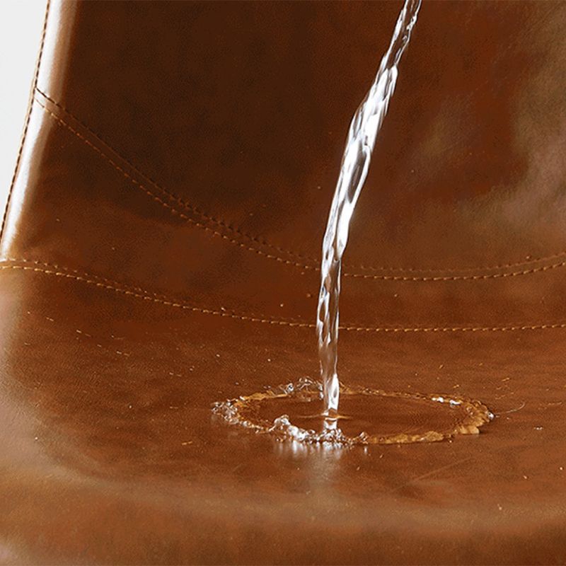 Modern Leather Bar Stool Footrest Bucket Adjustable Indoor Counter Stool Clearhalo 'Bar Furniture' 'Bar Stools' 'bar_stools' 'furn' 'furn_bar_stools' 'furniture_bar_stools' 'Kitchen & Dining Furniture' 'kitchen&dining_furn' 'kitchen' 'kitchen_furn' Furniture' 1200x1200_1ce52850-033a-4711-9479-a66840531c37