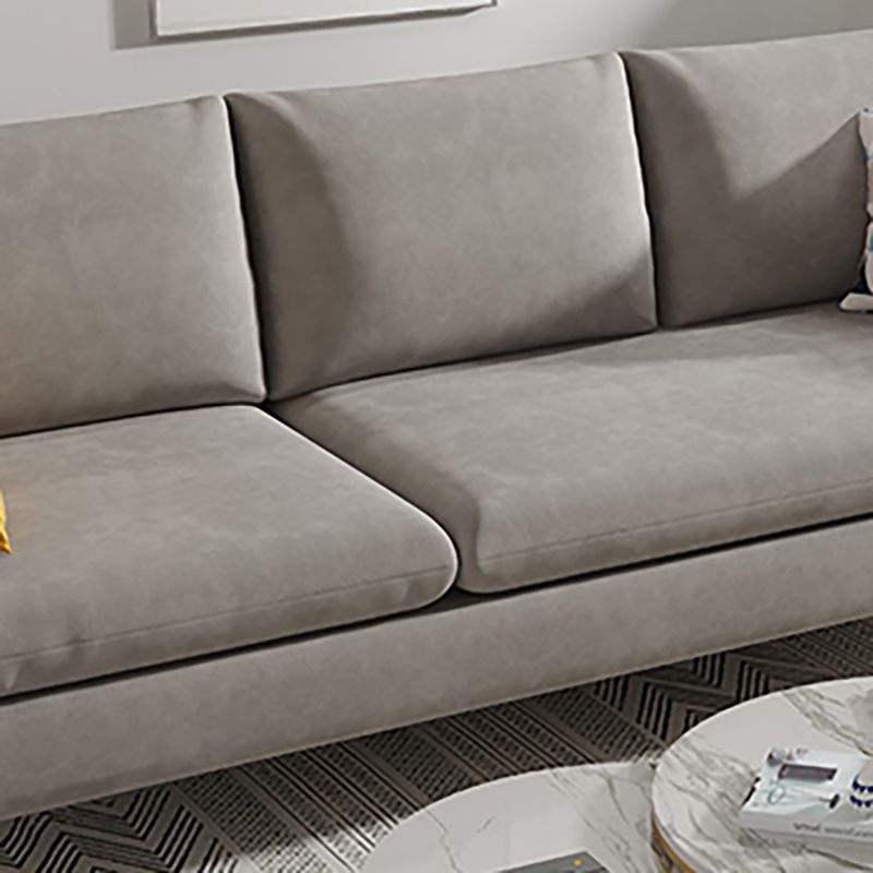 Mordern Square Arm Sofa with Tight Back Convertible Sofa for Living Room, Apartment Clearhalo 'furn' 'furn_sofas' 'Furniture' 'furniture_sofas' 'kitchen' 'kitchen_sofas' 'Living Room Furniture' 'Sofa' 'sofas' 1200x1200_1ce88adf-cce3-41e9-96b5-ef4e432b11ff