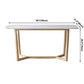 Simplicity Rectangle Dining Room Table Sintered Stone Table with Trestle Base Clearhalo ' dining_table' 'Dining Tables & Seating' 'Dining Tables' 'furn' 'furn_dining_table' 'Furniture' 'furniture_dining_table' 'Kitchen & Dining Furniture' 'kitchen&dining_furn' 'kitchen' 'kitchen_dining_table' 1200x1200_1ce9c672-2c88-4053-bfec-f8164b765194