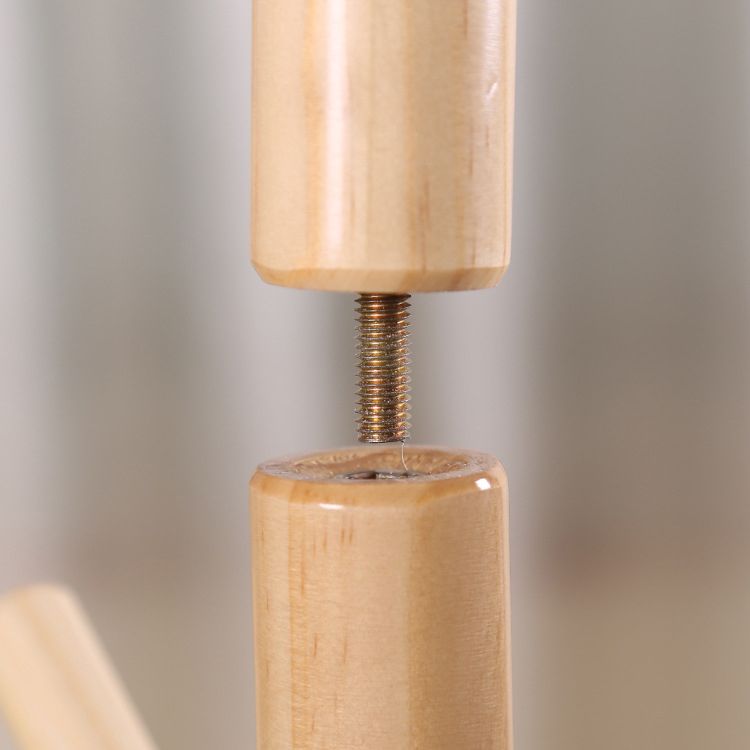 Wood Hall Tree Hooks Entryway Kit geen pijnlijk vrijstaand kaderrek