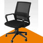 Contemporary Mesh Desk Chair with Nylon Legs Black Office Chair Clearhalo 'furn' 'furn_office_chair' 'Furniture' 'Office Chairs' 'Office Furniture' 'office_chair' 1200x1200_1cf0302e-b3d6-436f-a54c-7fb0472324e0
