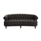Classic Glam 3-seater Sofa Rolled Arm Couch with Tufted Back for Living Room Clearhalo 'Furniture' 'furniture_sofas' 'Living Room Furniture' 'Sofa' 'sofas' 1200x1200_1cf0d473-494f-4b07-b8b1-80f05e5f5bde