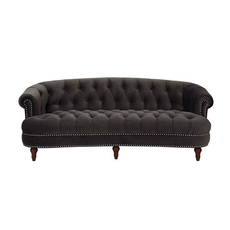 Classic Glam 3-seater Sofa Rolled Arm Couch with Tufted Back for Living Room Clearhalo 'Furniture' 'furniture_sofas' 'Living Room Furniture' 'Sofa' 'sofas' 1200x1200_1cf0d473-494f-4b07-b8b1-80f05e5f5bde