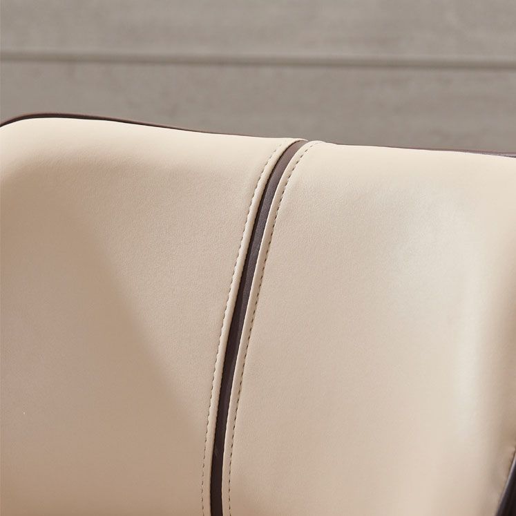 Contemporary Parsons Arm Chairs Leather Curved Dining and Accent Chairs Clearhalo ' kitchen&dining_furn' 'Dining Chairs' 'Dining Tables & Seating' 'dining_chair' 'furn' 'furn_dining_chair' 'Furniture' 'furniture_dining_chair' 'Kitchen & Dining Furniture' 'kitchen' 1200x1200_1cf28664-e9c2-4714-ad5d-35e1427dbb62