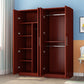 Contemporary Style Wardrobe Closet Wood Combination Armoire for Bedroom