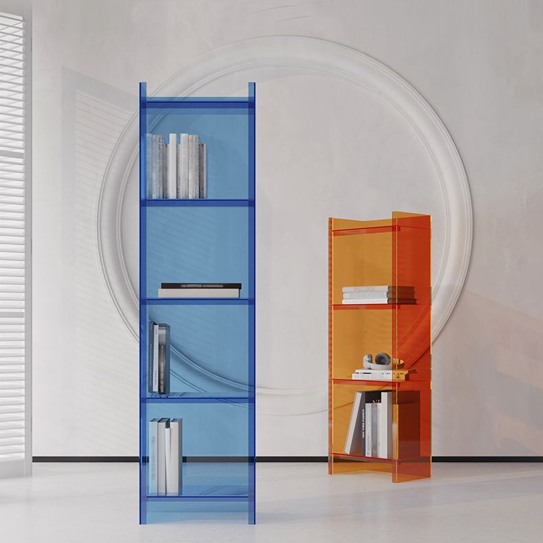 Scandinavian Acrylic Standard Bookshelf Closed Back Vertical Bookshelf Clearhalo 'Bookcases' 'furn' 'furn_bookcases' 'Furniture' 'furniture_bookcases' 'kitchen' 'kitchen_bookcases' 'Living Room Furniture' 'Office Furniture' 1200x1200_1cf5713a-b762-4661-84fe-41797b9b1b2d