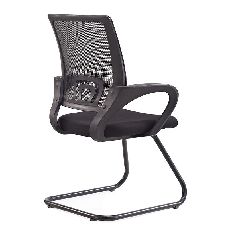 Middle Back Office Chair Fixed Arm Office Chair with Gauze Sponge Cushion Clearhalo 'furn' 'furn_office_chair' 'Furniture' 'furniture_office_chair' 'Office Chairs' 'Office Furniture' 'office_chair' 1200x1200_1cf61afe-9c73-42d6-b880-e36cf653e3dc