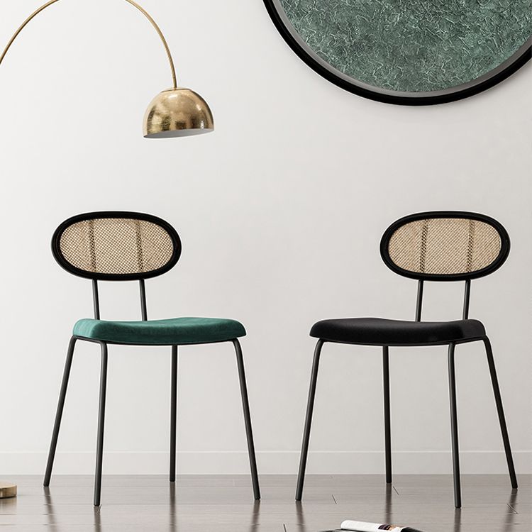 Fabric Side Chair Industrial Design Armless Open Back Side Chairs Clearhalo 'Dining Chairs' 'Dining Tables & Seating' 'dining_chair' 'furn' 'furn_dining_chair' 'Furniture' 'Kitchen & Dining Furniture' 1200x1200_1cf6617b-0dc1-4d70-9f65-445c88b955be