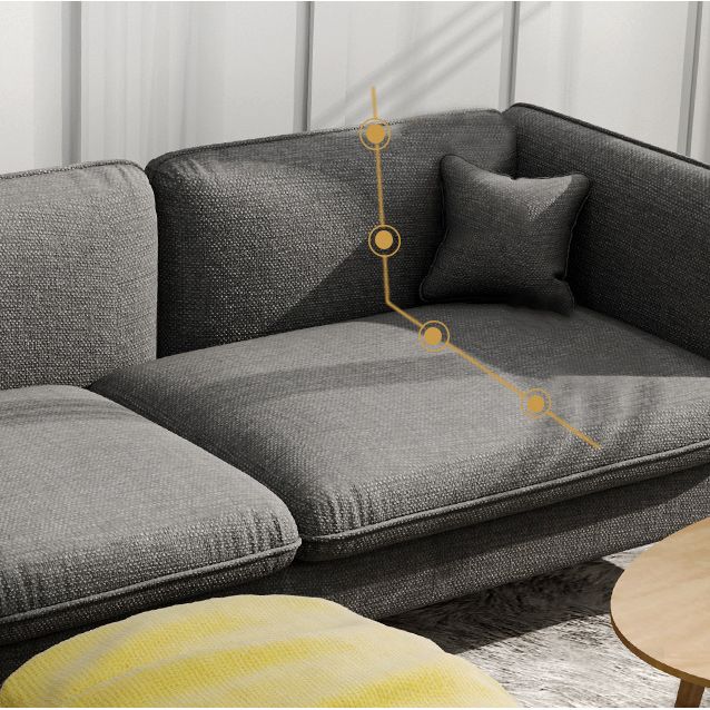 Sofa zeitgenössischer Stoff 3 Sitzer Wohnzimmertuxedo Arm Sitzgelegenheiten