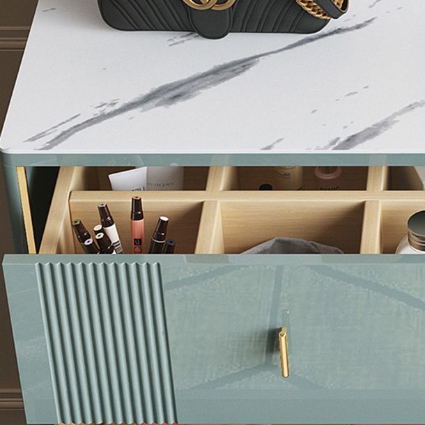 Modern Style Stone Buffet Sideboard 15.7"D Dining Room Buffet Server with Drawer Clearhalo 'buffet_sideboard' 'Buffets & Sideboards' 'Furniture' 'furniture_buffet_sideboard' 'Kitchen & Dining Furniture' 1200x1200_1cfc98ed-e4d3-41b9-9821-216cce24669f