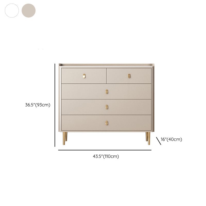 15,6-inch W opbergkist Klassiek Glam Stone opbergkistcommode