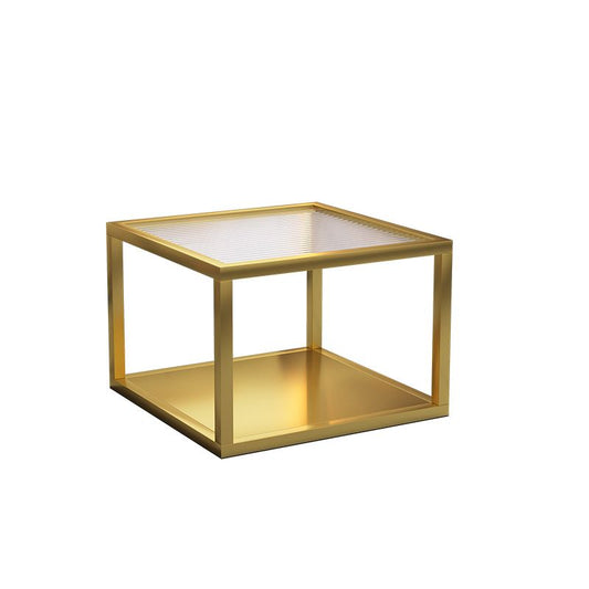 Minimalist Glass Top Coffee Table Round Open Shelf Cocktail Table Clearhalo 'Coffee & Accent Tables' 'Coffee Tables' 'coffee_tables' 'furn' 'furn_coffee_tables' 'Furniture' 'Living Room Furniture' 1200x1200_1d07c5db-919a-4c9c-b519-cdcb8521c7c5