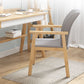 Indoor Contemporary Arm Chair Solid Back Upholstered Wood Single Dining Room Chair Clearhalo ' kitchen&dining_furn' 'Dining Chairs' 'Dining Tables & Seating' 'dining_chair' 'furn' 'furn_dining_chair' 'Furniture' 'furniture_dining_chair' 'Kitchen & Dining Furniture' 'kitchen' 1200x1200_1d080a8a-2bcf-4adf-a3d4-e29456993ba5