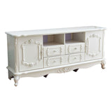 Gabinete de TV de almacenamiento de almacenamiento de madera rectangular de madera