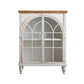 Glass Doors Display Stand Solid Wood Traditional Curio Cabinet