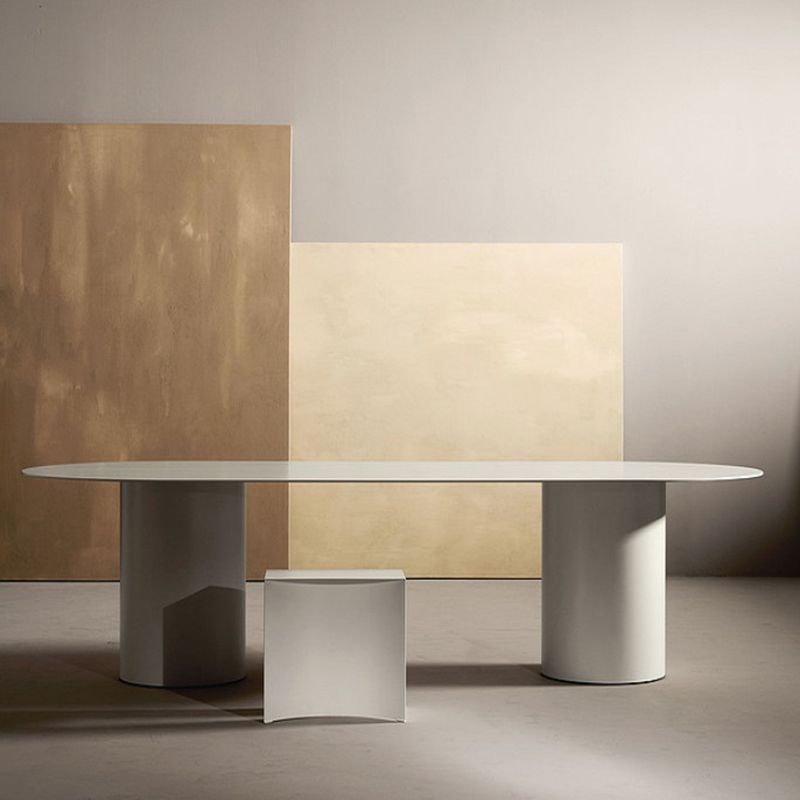 Solid Wood Contemporary Oval Dining Table Wood Top Table for Dining Room and Kitchen Clearhalo ' dining_table' 'Dining Tables & Seating' 'Dining Tables' 'furn' 'furn_dining_table' 'Furniture' 'furniture_dining_table' 'Kitchen & Dining Furniture' 'kitchen&dining_furn' 'kitchen' 'kitchen_dining_table' 1200x1200_1d0c4594-c16e-4c7d-8e98-3b6e9aae3100