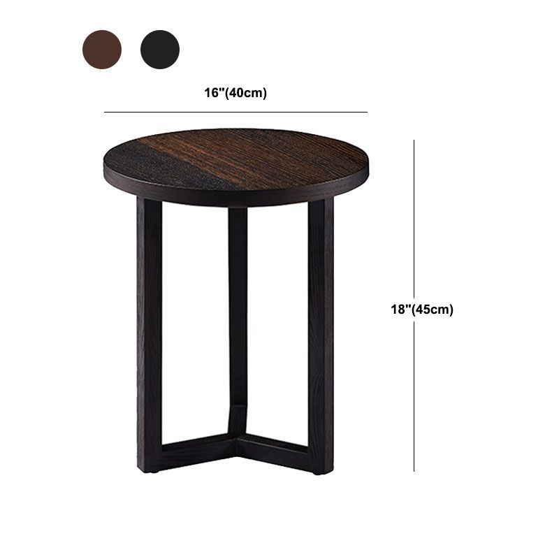 Round Wood Side Table Nordic Style Side Table for Living Room Clearhalo 'Coffee & Accent Tables' 'End & Side Tables' 'end_side_tables' 'furn' 'furn_end_side_tables' 'Furniture' 'Living Room Furniture' 1200x1200_1d0fda79-47ae-4812-95d6-4d85cfe9ce2c