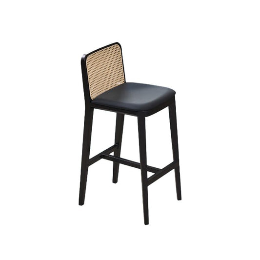 Contemporary Style Low Back Solid Wood Armless Bar Stool for Home Clearhalo 'Bar Furniture' 'Bar Stools' 'bar_stools' 'furn' 'furn_bar_stools' 'Furniture' 'Kitchen & Dining Furniture' 1200x1200_1d1427c0-adfc-4f83-b720-ad830e2c04c2