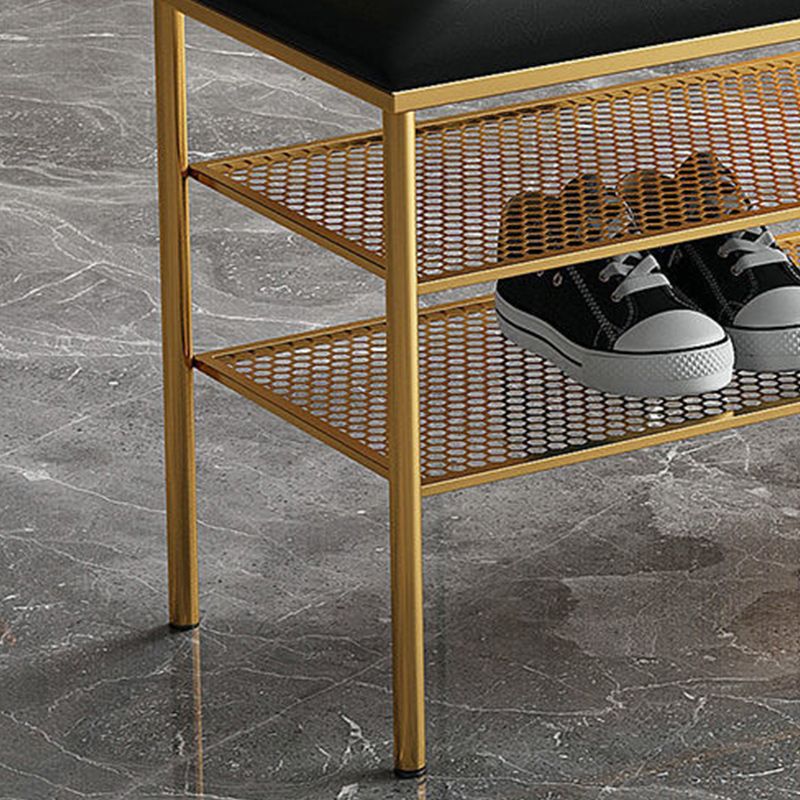 25.2インチHベンチグラム玄関ベンチベッドルーム用の靴の保管