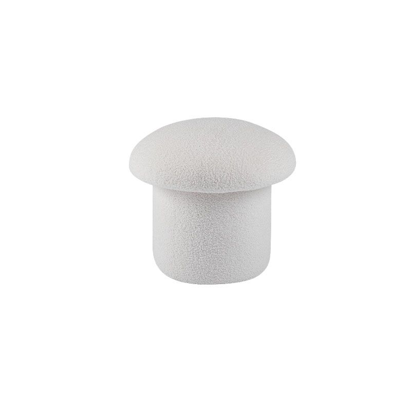 Solid Color Flannel Standard Stool Modern Style Simple Mushroom Stool Clearhalo 'furn' 'furn_ottomans_poufs' 'Furniture' 'Living Room Furniture' 'Ottomans & Poufs' 'ottomans_poufs' 1200x1200_1d16c07c-84eb-4de5-a26a-6afd08961c08