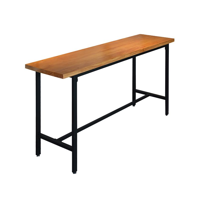 Ensemble de Table de Bar rectangulaire industriel en bois massif, 1/11 pièces, Table de comptoir avec tabourets hauts