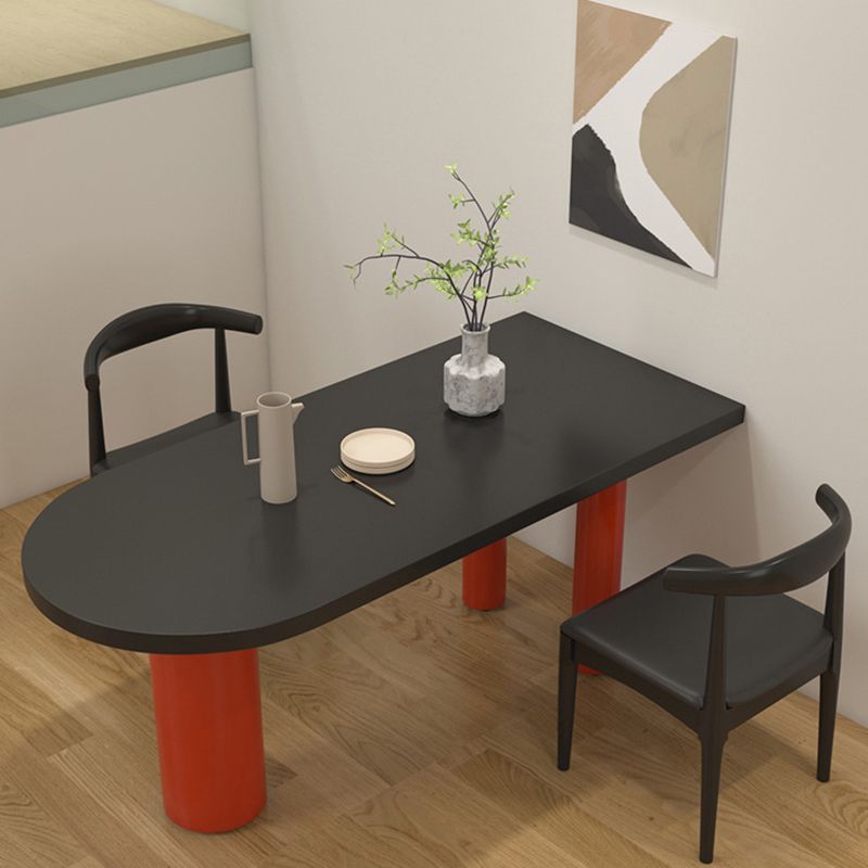 Simplicity Pine Restaurant Table Solid Wood Matte Finish 3 Legs Dining Table Clearhalo 'Dining Tables & Seating' 'Dining Tables' 'dining_table' 'furn' 'furn_dining_table' 'Furniture' 'furniture_dining_table' 'Kitchen & Dining Furniture' 'kitchen' 'kitchen_dining_table' 1200x1200_1d195df0-4e6d-4b20-b500-8bcd54c6e649