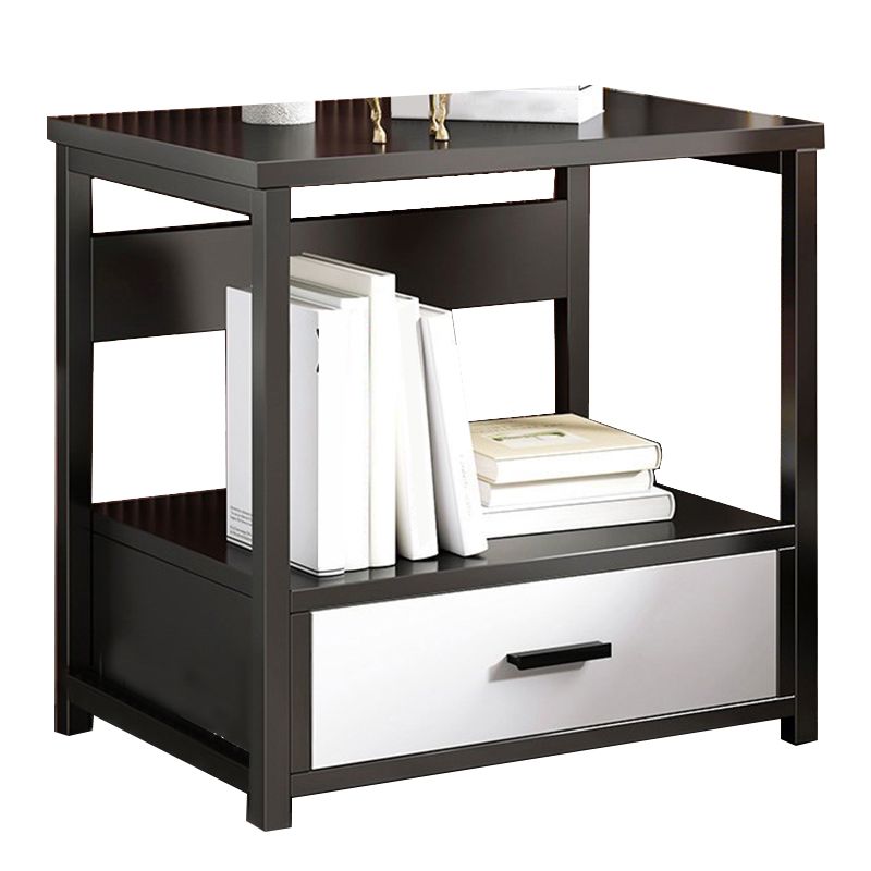 Modern Drawer Storage Nightstand 20 Inch H Imitation Wood Shelf Included Night Table Clearhalo 'Bedroom Furniture' 'furn' 'furn_night_stand' 'Furniture' 'night_stand' 'Nightstands' 1200x1200_1d1b984f-36c9-48b8-87dd-d025d4c57565