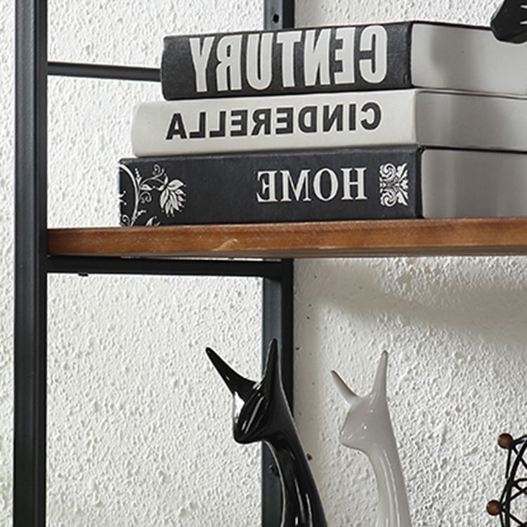 Wall Mounted Industrial Bookshelf Iron Frame Pine Wood Bookshelf for Bedroom Clearhalo 'Bookcases' 'furn' 'furn_bookcases' 'Furniture' 'furniture_bookcases' 'Office Furniture' 1200x1200_1d1beca6-7c1d-499d-9872-9e0ad8104c2a