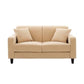 Living Room Contemporary Standard Square Arm Stationary Slipcovered Sofa